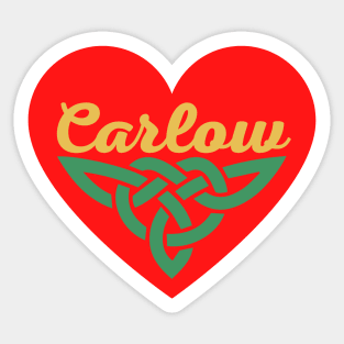 Carlow, Celtic Irish Sticker